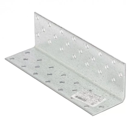 Крепежный уголок равносторонний  2,0 мм KUR 40x40x140 мм Россия Сибртех 46587 купить в Магнитогорске