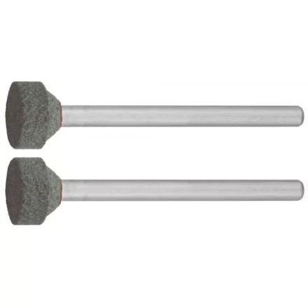 Круг ЗУБР абразивный шлифовальный из карбида кремния на шпильке, P 120, d 10,0x3,2мм, L 45мм, 2шт 35915 купить в Магнитогорске