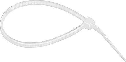 Хомуты 200 х 3,6 мм пластмассовые белые 100 шт  СИБРТЕХ 45527 купить в Магнитогорске