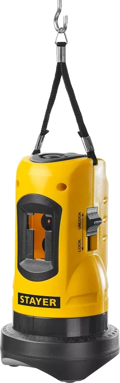 Нивелир лазерный линейный SLL-2, STAYER 34960-H2, штатив, кейс, 10м, точн. +/-0,5 мм/м 34960-H2 купить в Магнитогорске