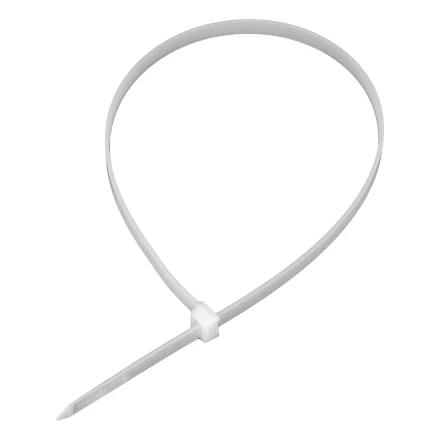 Хомуты, 500 х 8 мм, пластиковые, белые, 50 шт Сибртех 45589 купить в Магнитогорске