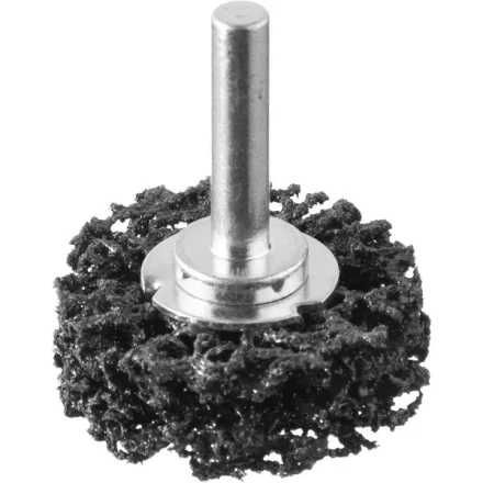 ЗУБР &quot;ПРОФЕССИОНАЛ&quot;. Щетка дисковая для дрели, нейлоновая проволока с абразивным покрытием, с открытой агрессивной структурой, 38мм 35162-038_z01 купить в Магнитогорске