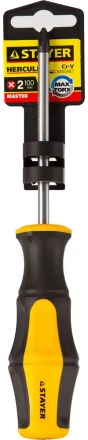 Отвертка STAYER &quot;MASTER&quot; &quot;HERCULES&quot;, Сr-V, противоскользящая рукоятка, PH2x100мм 25052-2-10_z02 купить в Магнитогорске