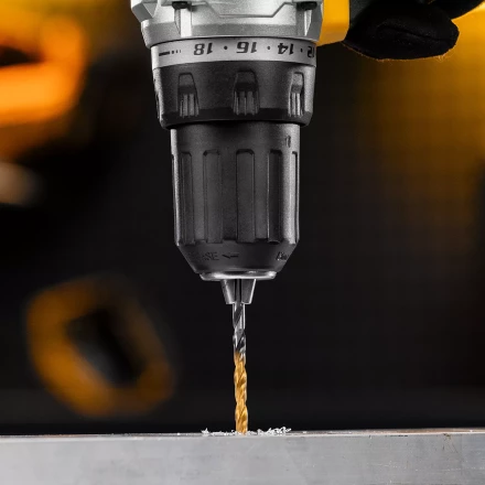 Сверло спиральное по металлу Denzel 4 x 75мм, Р6М5, Golden Tip, многогранная заточка 718272 купить в Магнитогорске