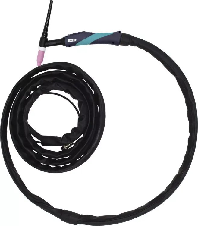 Горелка TW 26 4m leather (OKC35x50 / 2pin / Gas б/р), кожанная оплетка рукава XL2643521L купить в Магнитогорске