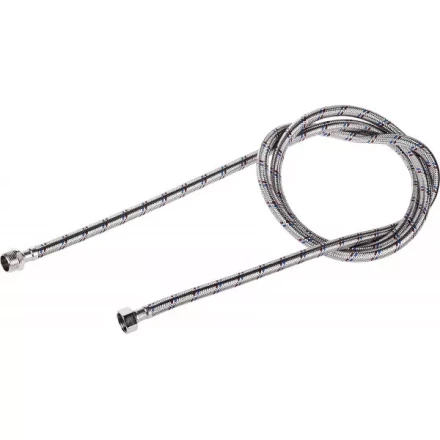 Подводка гибкая ЗУБР для воды, оплетка из нержавеющей стали, г/ш 1/2&quot; - 2м 51005-G/S-200 купить в Магнитогорске