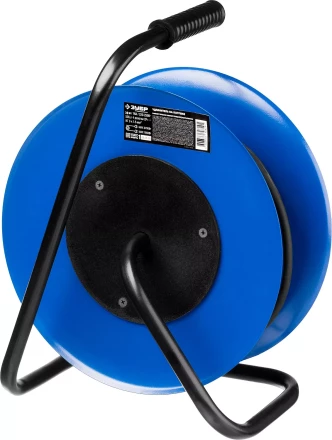 Удлинитель на катушке &quot;КГ 315&quot;, 30 м, 3700 Вт, 4 гнезда, IP44, КГ 3х1,5 кв мм, ЗУБР 55080-30 купить в Магнитогорске