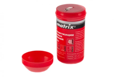 Нить для герметизации резьбовых соединений универсальная 80 м Matrix 88893 купить в Магнитогорске