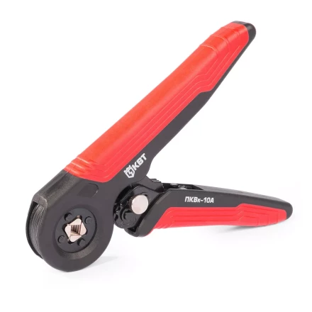 Пресс-клещи КВТ ПКВк-10А для опрессовки втулочных наконечников до 10 мм (101397) купить в Магнитогорске