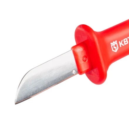 Нож электрика диэлектрический КВТ НМИ-12 с прямым лезвием (92313) купить в Магнитогорске