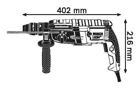Перфоратор BOSCH GBH 2-28 F (0.611.267.600) купить в Магнитогорске