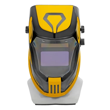 Щиток защитный лицевой (маска сварщика) F9, см. окно 100x60, Real Color, DIN 4-8/9-13// Denzel 89718 купить в Магнитогорске