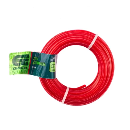 Леска для триммера семь граней, 3.0 мм х 10 м, Россия Сибртех 961835 купить в Магнитогорске