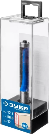 ЗУБР 12.7 x 50.8м. хвостовик 12 мм, фреза кромочная с нижним подшипником, Профессионал (28727-12.7-50.8) (1) купить в Магнитогорске