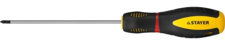 Отвертка STAYER &quot;PROFI&quot; &quot;PROTech&quot;, двухкомп рукоятка, намагниченная, Cr-Mo, PH0x100мм 25132-0-10_z02 купить в Магнитогорске