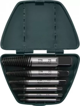 Комплект экстракторов съемник шпилек 1/8&quot;- 3/4&quot; 6 предметов  AG 010048  Jonnesway 47023 купить в Магнитогорске