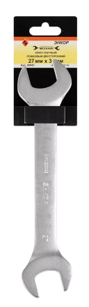 Ключ гаечный рожковый двусторонний 27х30 Энкор 26043 купить в Магнитогорске
