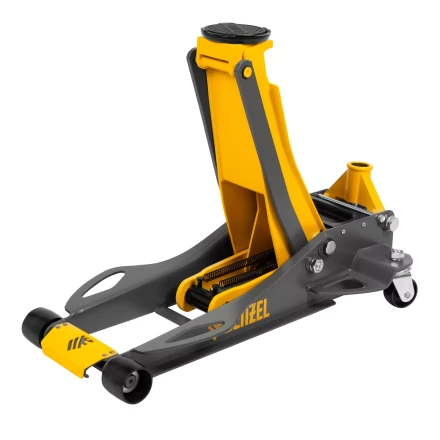 Домкрат гидравлический подкатной Denzel 51250, 3 т, 75-500 мм, быстрый подъем, низкий подхват, проф. купить в Магнитогорске