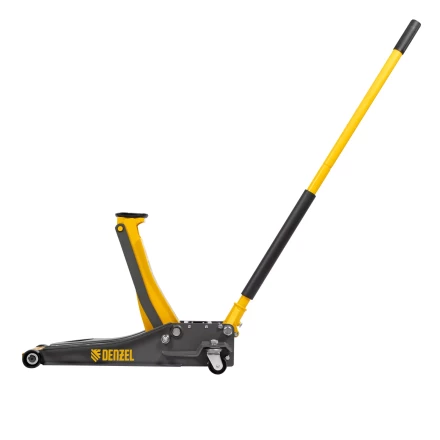 Домкрат гидравлический подкатной Denzel 51250, 3 т, 75-500 мм, быстрый подъем, низкий подхват, проф. купить в Магнитогорске