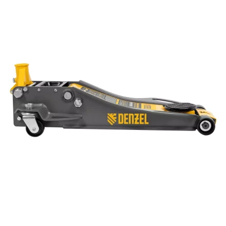 Домкрат гидравлический подкатной Denzel 51250, 3 т, 75-500 мм, быстрый подъем, низкий подхват, проф. купить в Магнитогорске