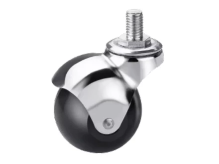 Колесо мебельное поворотное резиновое SCmt 25 50 мм с болтом 1027290 купить в Магнитогорске