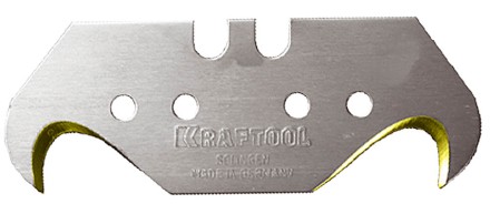 Лезвие KRAFTOOL&quot;PRO&quot; &quot;SOLINGEN&quot;сменное,для универс ножей,нитрид титана,многоур закалка,крюк типS24,18,7х50х0,50мм,5шт 09643-TIN-S5_z01 купить в Магнитогорске