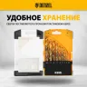 Набор сверл по металлу Denzel, 1-10 мм, Р6М5К8-TiN, Golden Tip, 10 шт 723005 купить в Магнитогорске