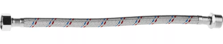 Подводка гибкая STAYER для воды, оплетка из нержавеющей стали, г/ш 1/2" - 0,3м 51015-G/S-030 купить в Магнитогорске