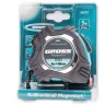 Рулетка Magnetisch 5 м х 25 мм обрезиненный корпус автоматическая фиксация Нейлоновое покрытиеытие зацеп с магнитом Gross 32572 купить в Магнитогорске