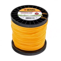 Леска для триммера звезда 2,0 мм 190 м на Din катушке Россия Denzel 96130