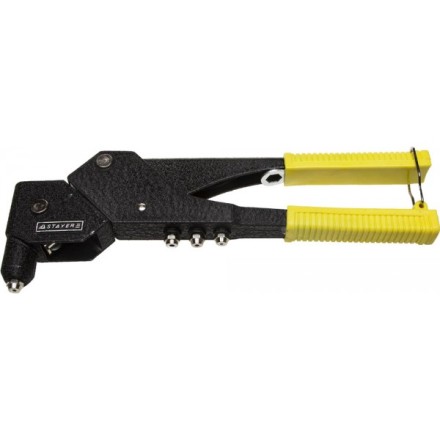 Заклепочник поворотный 0-360°, STAYER MaxFix &quot;MS 360&quot; 3110, для заклёпок из алюминия стали d=2,4 / 3,2 / 4,0 / 4,8 мм, литой корпус 3110 купить в Магнитогорске