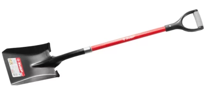 Лопата ЗУБР &quot;МАСТЕР&quot; САДОВОД совковая, фиберглассовый черенок, пластиковая рукоятка, 295x230x1195мм 39551_z01 купить в Магнитогорске