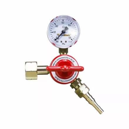 Редуктор пропановый FoxWeld БПО-5-СВ-АЛ1 манометр купить в Магнитогорске