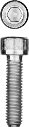 ЗУБР DIN 912, кл. пр. 8.8, М12 х 30 мм, цинк, 5 кг, винт с внутренним шестигранником, Профессионал (30318-12-030) купить в Магнитогорске