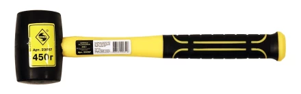 Киянка резин.450гр.с фиберглассовой рукоят.1/6/36 23057 купить в Магнитогорске