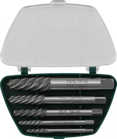 Комплект экстракторов съемник шпилек  5/64"- 19/64" 5 предметов   AG 010049  Jonnesway 47024