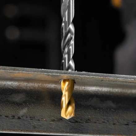 Набор сверл по металлу Denzel 723006, 1,5-6,5мм, Р6М5К8-TiN, Golden Tip, 13 шт купить в Магнитогорске