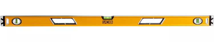 Уровень JCB коробчатый, магнитный, 2 фрезерованные базовые поверхности, 3 ампулы, крашенный, с ручками, 0,5мм/м, 120см JBL005 купить в Магнитогорске