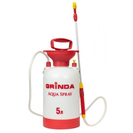 Опрыскиватель садовый GRINDA &quot;Aqua Spray&quot;, широкая горловина, устойчивое дно, алюминиевый удлинитель, 5л 8-425115_z01 купить в Магнитогорске