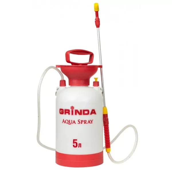 Опрыскиватель садовый GRINDA "Aqua Spray", широкая горловина, устойчивое дно, алюминиевый удлинитель, 5л 8-425115_z01 купить в Магнитогорске