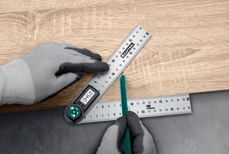 Транспортир-угломер ЗУБР из нержавеющей стали, многофункциональный, нониусный 34682 купить в Магнитогорске