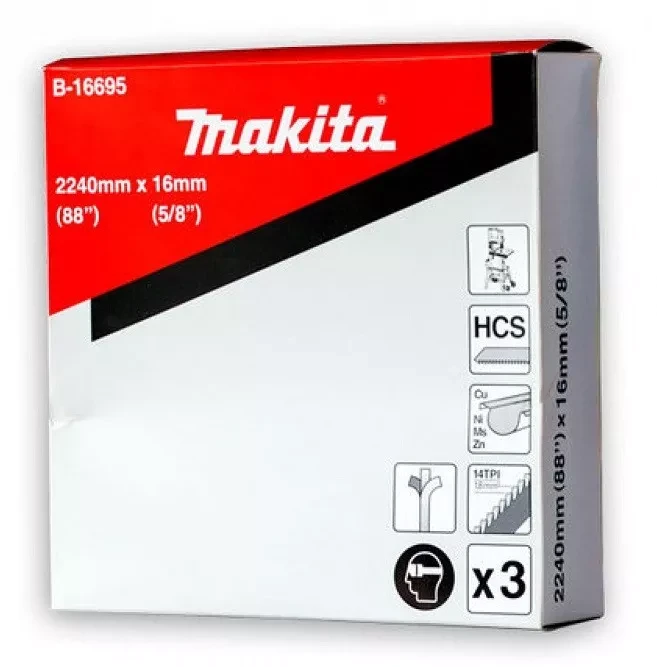 Набор полотен Makita B-16695 для ленточной пилы купить в Магнитогорске