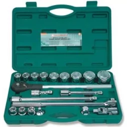 Набор головок торцевых 3/4"DR 19-50мм 21предмет S04Н6121S Jonnesway 47742