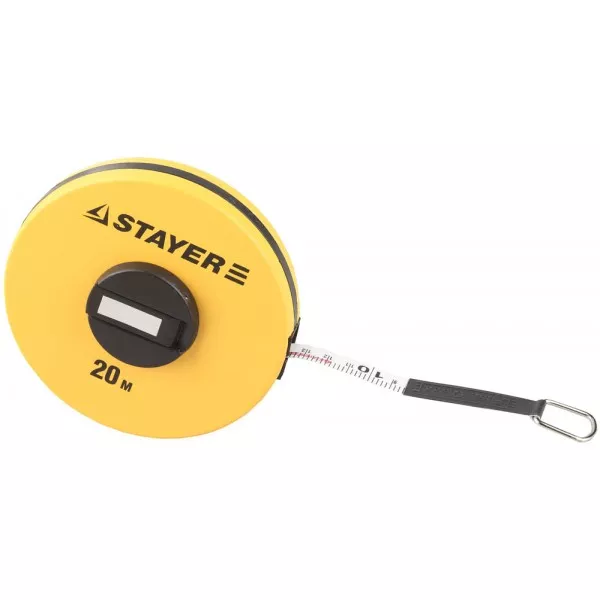 Мерная лента STAYER "STANDARD" фиберглассовая двусторонняя, 20м 34153-20 купить в Магнитогорске