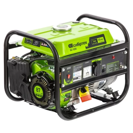 Генератор бензиновый Сибртех БС-1200 94541 купить в Магнитогорске