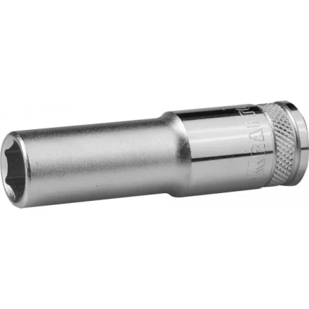 Торцовая головка KRAFTOOL &quot;INDUSTRIE QUALITAT&quot;, удлиненная, Cr-V, FLANK, хромосатинированная, 1/2&quot;, 14 мм 27807-14_z01 купить в Магнитогорске