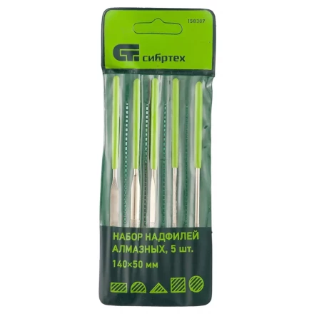 Набор надфилей алмазных 140х50х3 5 штук МТХ 158309 купить в Магнитогорске