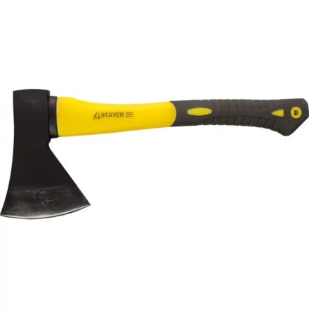 Топор STAYER кованый с двухкомпонентной стеклопластиковой рукояткой, 1,0кг 2062-10 купить в Магнитогорске