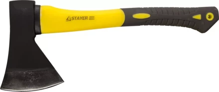 Топор STAYER кованый с двухкомпонентной стеклопластиковой рукояткой, 1,0кг 2062-10 купить в Магнитогорске