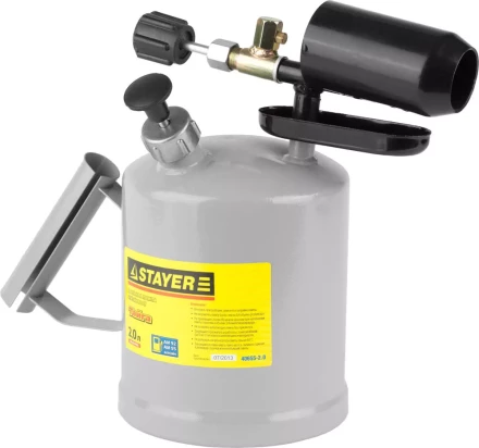 Лампа STAYER "PROFI" паяльная, стальная, 2,0л 40655-2.0 купить в Магнитогорске